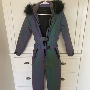 Dolls kill reflective ski suit